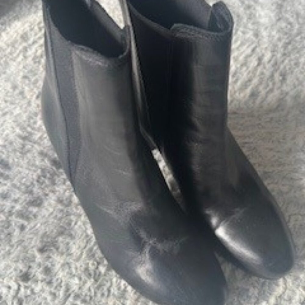 LorenzoDEI Black Booties - 3 inch heel